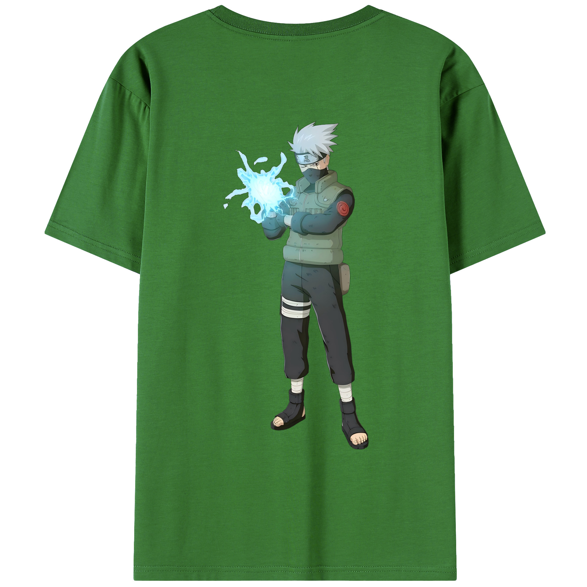 （画像用） NARUTO -ナルト- はたけ カカシ Hatake Kakashi レディース半袖Tシャツ(バックプリント)